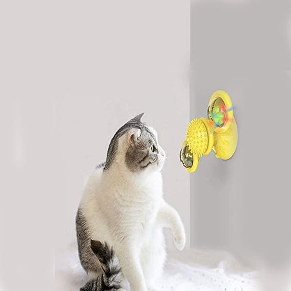 Katt Leksak Vindmölla, Interaktiv Vindmölla Snurrleksak, Kattbett T