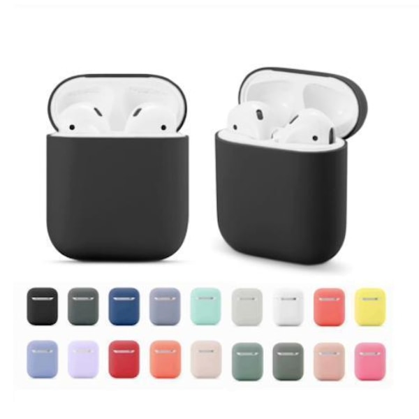 AirPods Silikon skal - Fodral / Skydd - Flera färger Ljusrosa