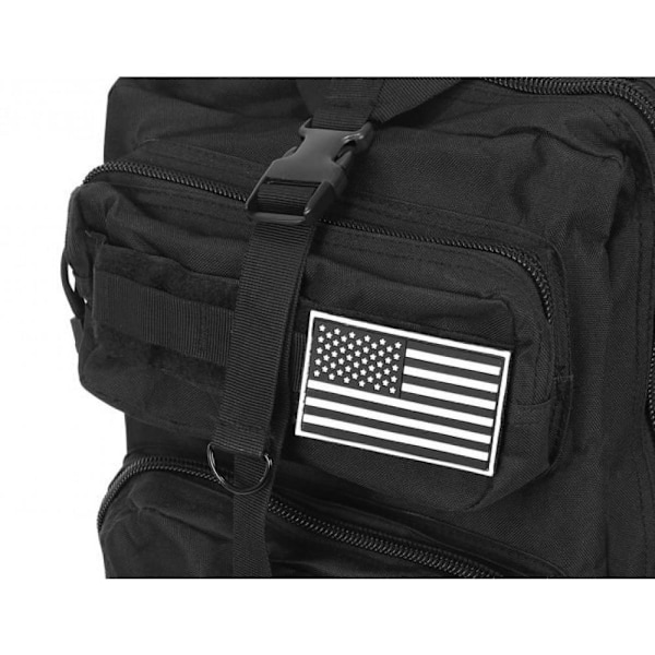 Militärväska / Ryggsäck i Nylon, Svart - 38 Liter Svart