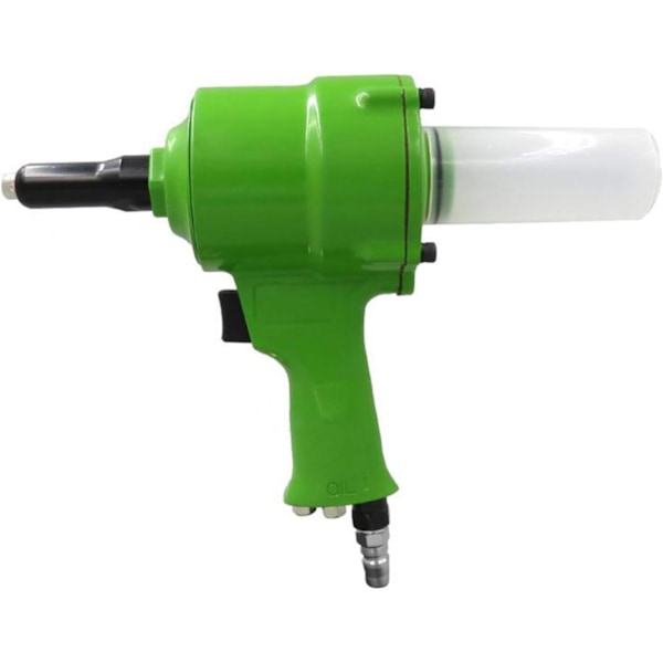 Professionell luft-/hydraulisk nitpistol, högeffektiv självansugande design, maximerar hävstångseffekten för djupare nitningsuppgifter, ergonomiskt grepp säkerställer