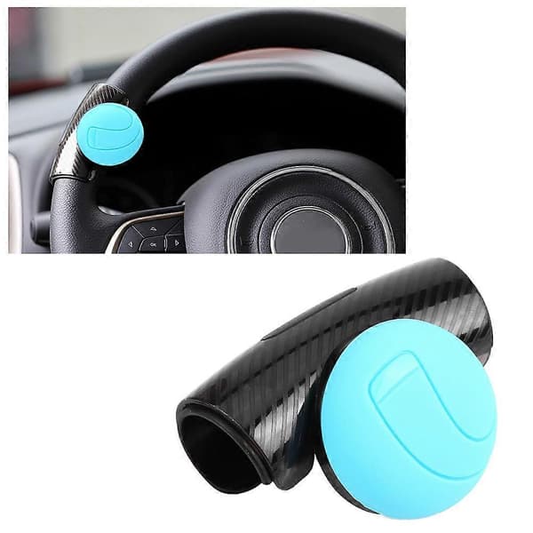 Universal bilrattknapp Spinner Power Handle Ball Wheel Booster Blå