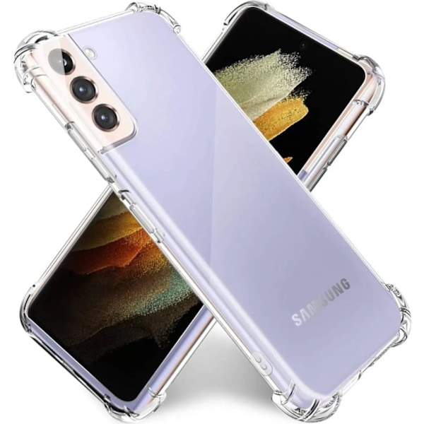 Samsung S23 -Silikonskal Shockproof Transparent