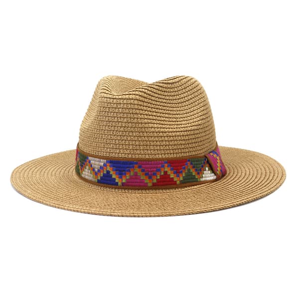 Bred stråhatt, fin original Panama-hatt beskyttelse 50+