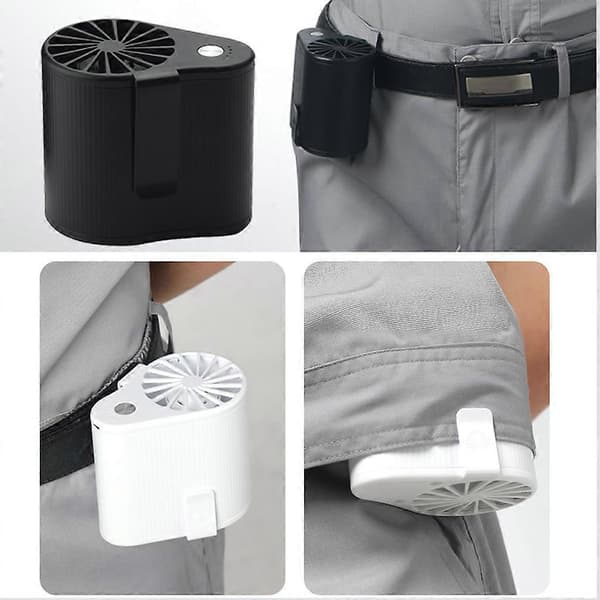 Taljeventilator USB Klimaanlæg Hængende Hals Mini Ventilator Udstødningsventilator Udendørs