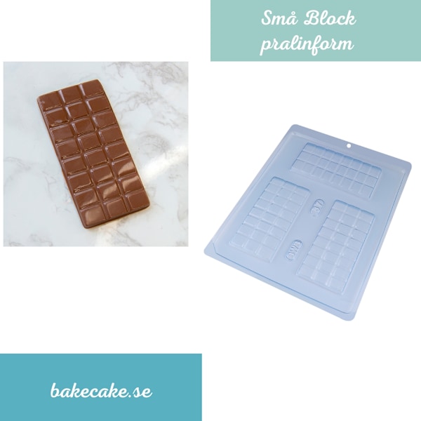 Pralinform Dubai Kunafa - Chokladform Mold Block - BWB 37 Transparent