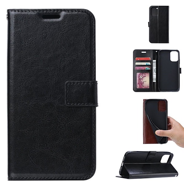 Samsung Galaxy S20 FE - Plånboksfodral - Välj Färg! Black Svart