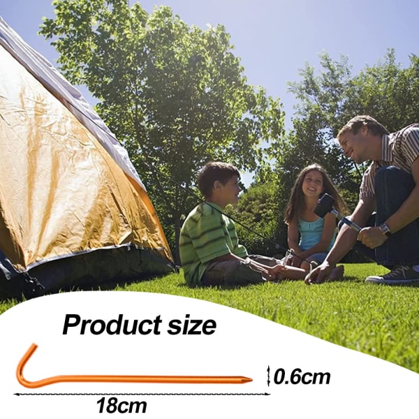10 st campingtältsstakar aluminium lätt campingträdgård