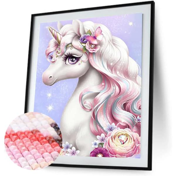 Full diamond unicorn animation barn diamantkonst kit DIY squ