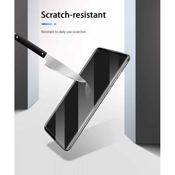 2-PACK OnePlus 8T Härdat Glas 0.26mm 2.5D 9H Fullframe Transparent