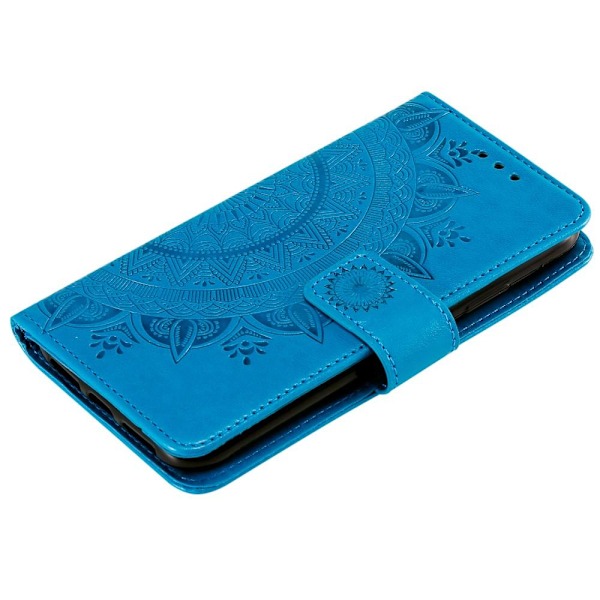 Xiaomi Mi 11 - Mandala Läder Fodral - Blå Blue Blå