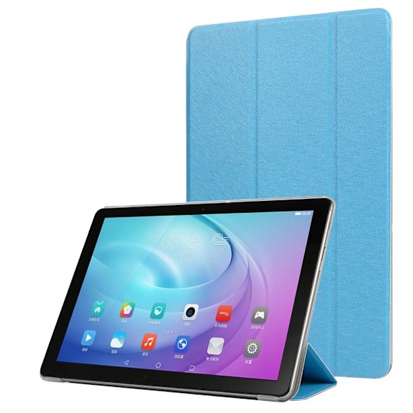Huawei MediaPad T5 10 - Slimfit Tri-Fold Fodral - Ljus Blå LightBlue Ljus Blå