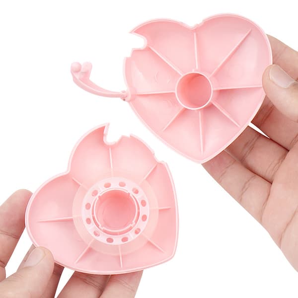 Teipdispensere Hjerteformede Teipkuttere Plast Sellotape Dispenser