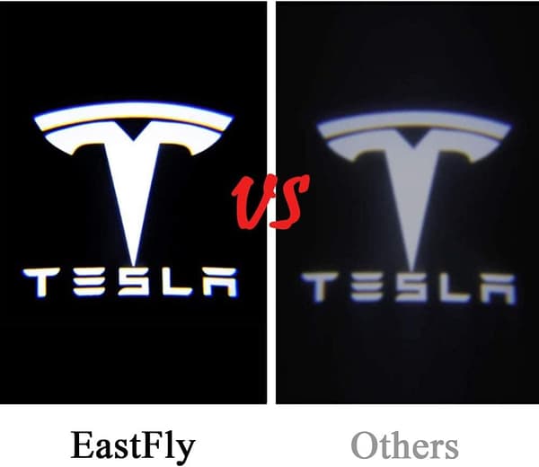 Tesla Model 3/S/X/Y Puddle Lights Billogoprojektor Dörr Courtes