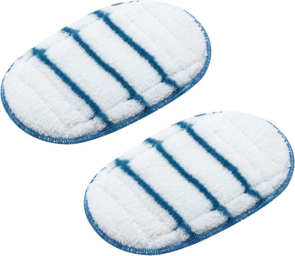2-pakning Multi Surface Steam Glove Pads - Slitesterk mikrofiberrengjøring