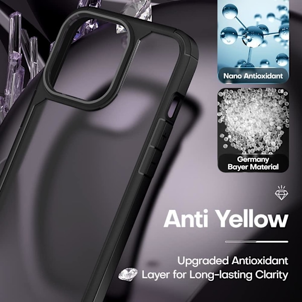iPhone 13 Pro Kompatibelt [9-PACK] Härdat glas + Lins + Skal Black iPhone 13 Pro - ShockBlack