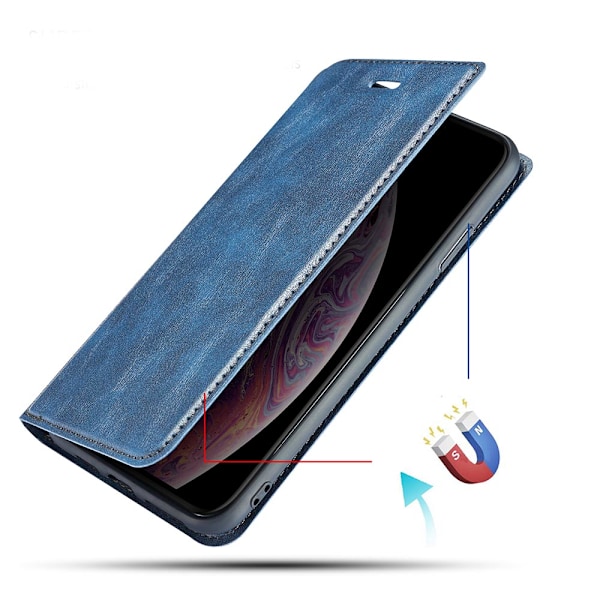 Stilsäkert Effektfullt Plånboksfodral - iPhone 11 Pro Blå