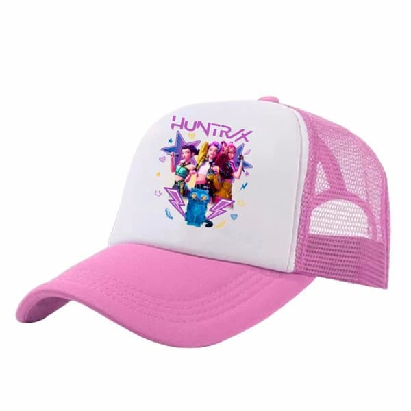 Tecknatryckt basebollkeps i mesh, stil 5