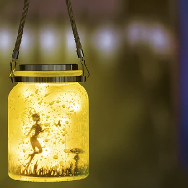 Solarlampor, IP44 Vattentäta Utomhus Mason Jar Solarlampor För