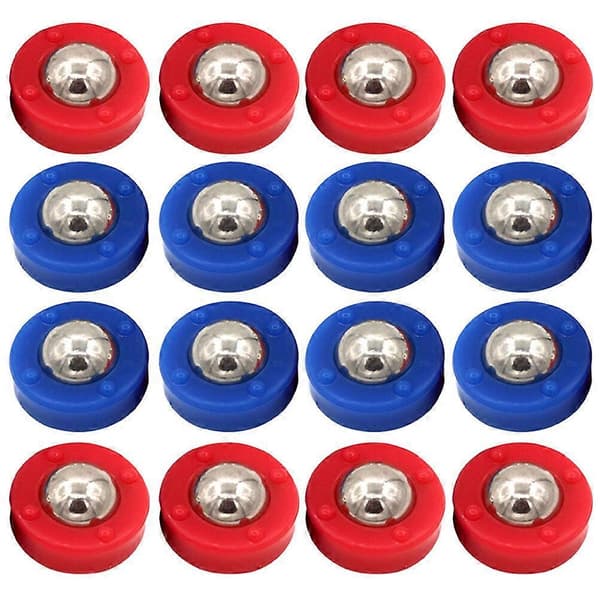 16 stk. Børnefest Bordplade Glidende Pucks Bordfodboldspil Rullende Perler Curling Ruller