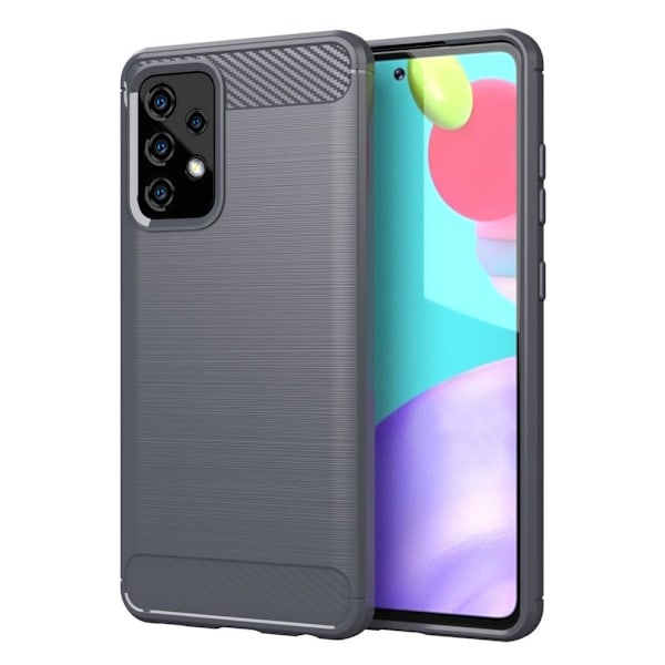 SKALO Samsung A52/A52s Armor Carbon Stöttåligt TPU-skal - Fler f Svart