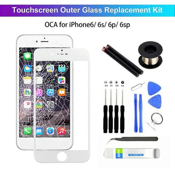 1 Sæt Touch Screen Udskiftning Professionelt Reparationsværktøj med OCA Lim Front Glas Skærm Reparationssæt til iPhone 6/6S/6 Plus/6S Plus