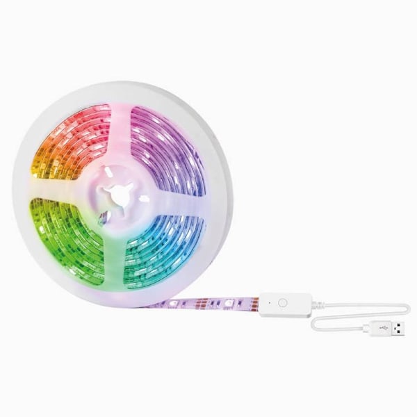 Flexibel 3m RGB LED-list / Ljusslinga / LED-Strip WIFI APP multifärg