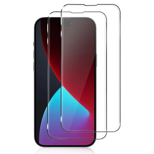 [2-PACK] iPhone 14 Skärmskydd i Härdat glas