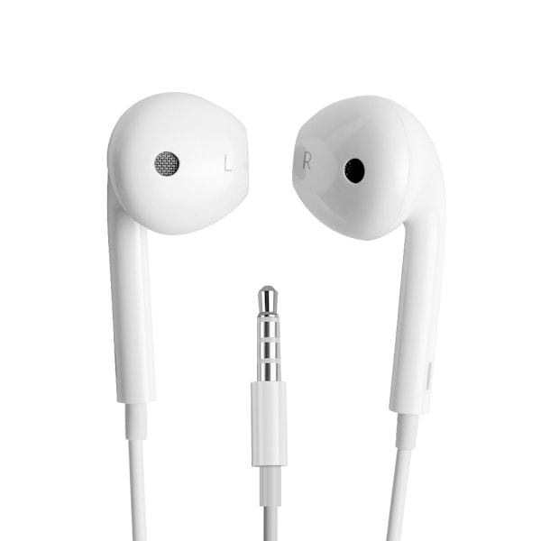 McDodo HP-0543 High Definition In-Ear hörlurar, 3.5mm, vit vit