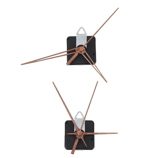 2 sæt urværksmekanisme urværksudskiftningsdele DIY ursæt