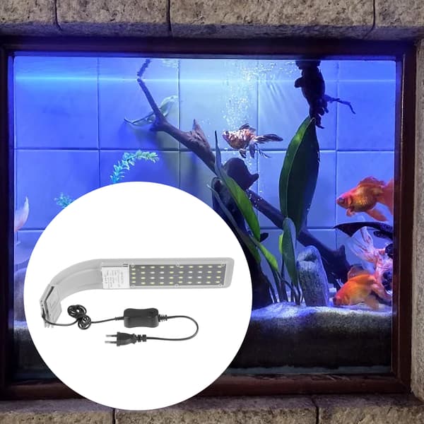 TEMPSA 10W 24 LED Akvarielampa med klämma och flexibel belysning, EU-standard