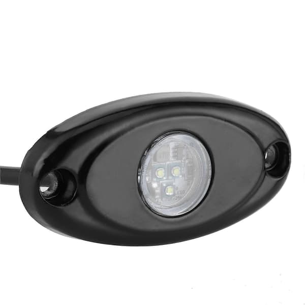 Bil Hvid LED Lys 9W Bundlampe Auto Motorcykel Chassis Atmosfære Belysning