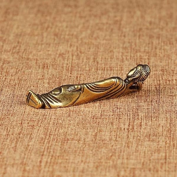 Mini Retro Lenende Buddha Dekor Statue Skulptur Figur