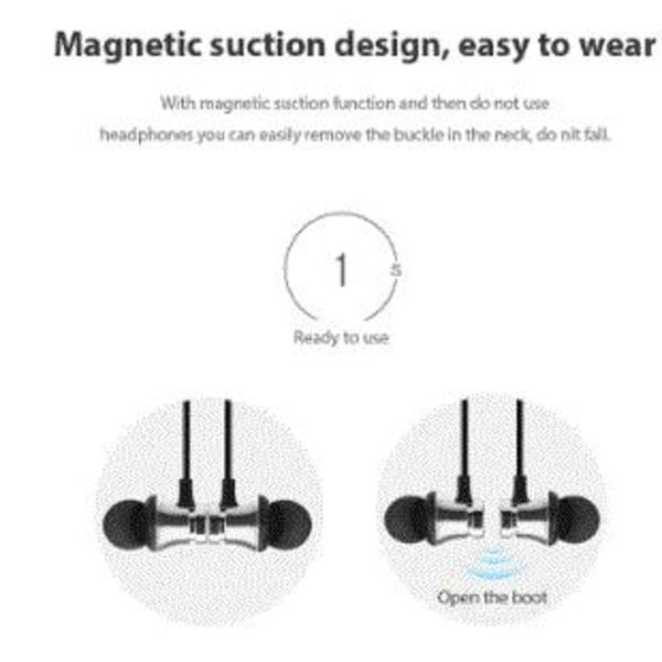 Magnetiska  Bluetooth Sporthörlurar guld