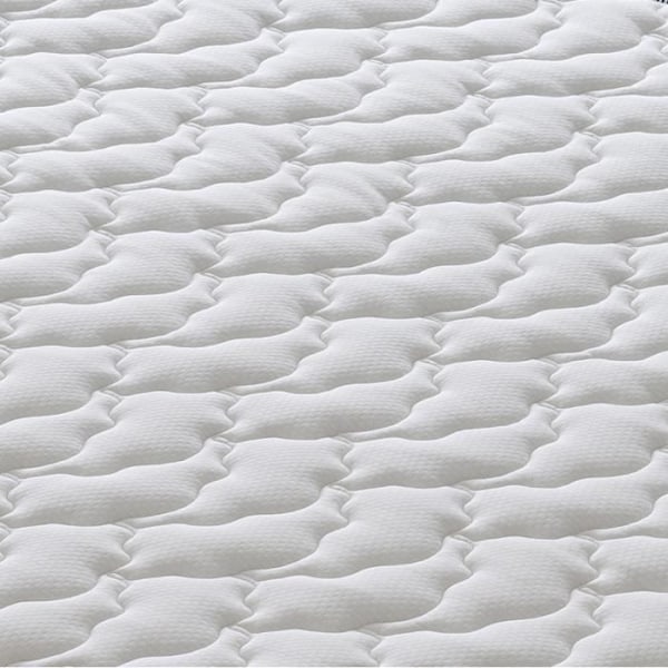200x200 cm memory foam madrass 11 differentierade zoner 21 cm hög vitt och blått