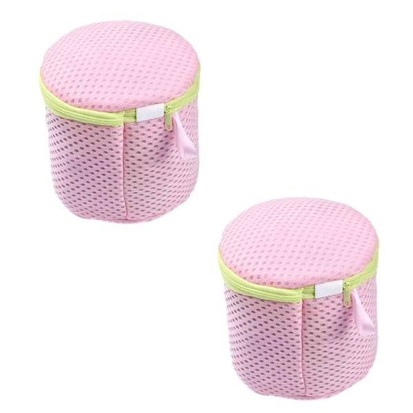 2-pack BH-tvättpåsar för tvätt, 15 x 17 cm BH-påsar för tvättmaskin, underklädespåsar för tvätt (förtjockad sandwichväv)