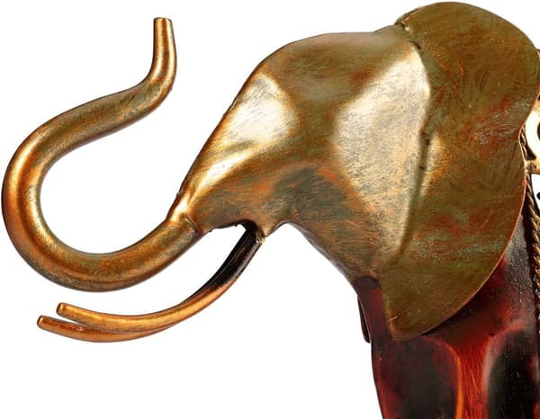 Prydskulptur elefant gaver metal
