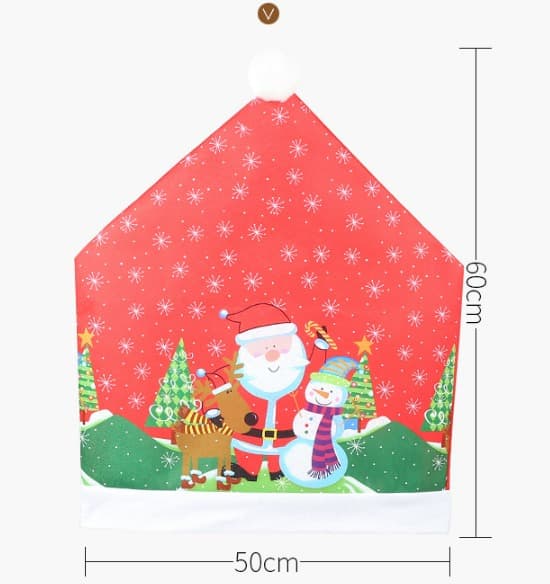2 st Tomte Stolskydd Heminredning Dekor Matbord Dekor Hem