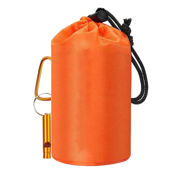Nödsovsäck Lättviktiga Överlevnadssovsäckar 26 Micron Orange Portabel Termisk Sovsäck för Camping Vandring