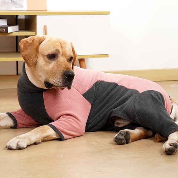 (Pink, M) Koiran kylmän sään takki, lämpimät pyjamat koirille