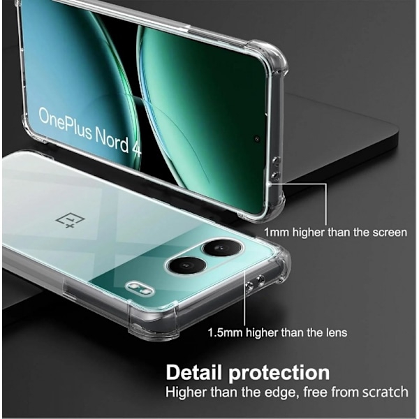 OnePlus Nord 4 Stöttåligt Skal med Förstärkta Hörn