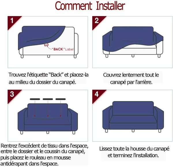 Elastisk sofatrekk, 1-delt fløyels elastisk sofatrekk, 1-seters sofa