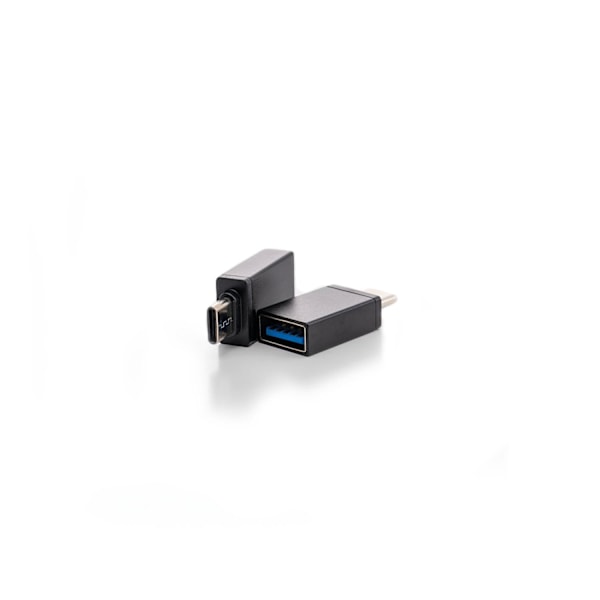 2-Pack - Adapter MacBook - USB-C till USB 3.0 - Thunderbolt 3 Svart