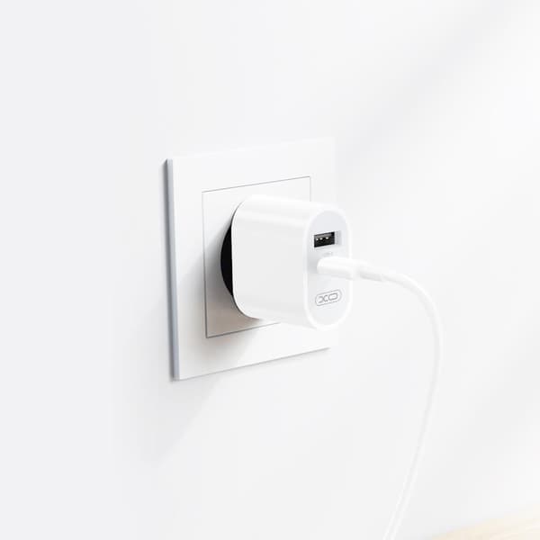 Dobbel port USB-C, hurtiglader
