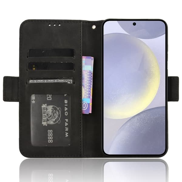 Galaxy S24 Plus, Lompakkokotelo, Musta