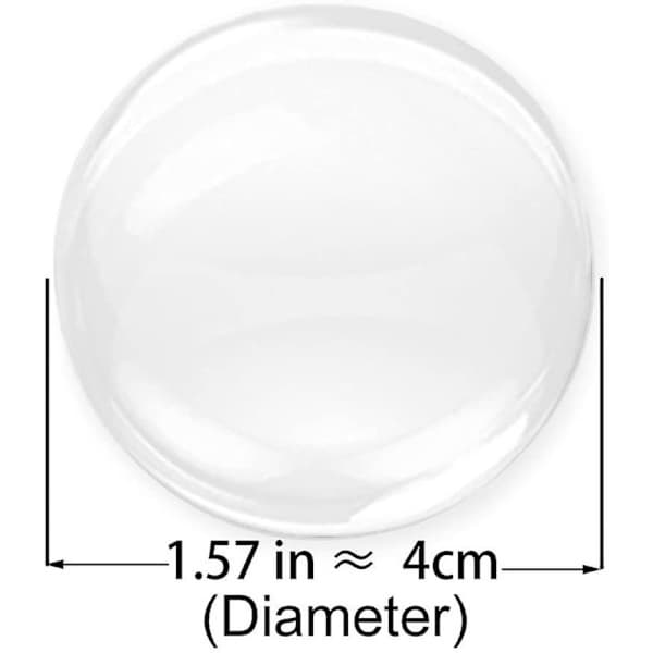 Dörrknopp Väggskydd, Transparent Rund Mjukt Gummi Väggskydd