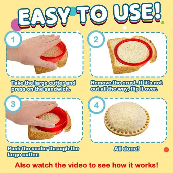Sandwichkutter og forsegler - Sandwichmaker - Kutt og forsegl - Flott