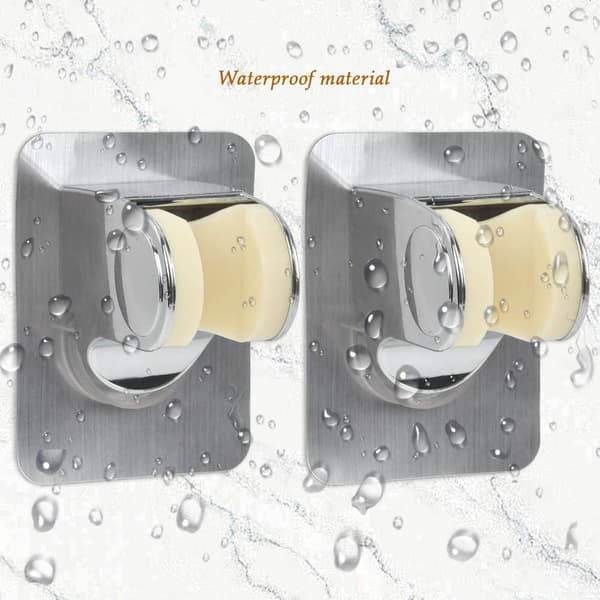 2 stk. dusjhodeholder veggmontert uten boring dusjhodeholder