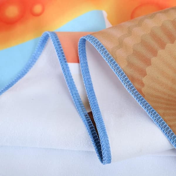 Mikrofiber badehåndklæde, sandfrit håndklæde til alsidig brug som strandmåtte, absorberende hurtigtørrende, store badehåndklæder, vindtæt, maskinvaskbart til