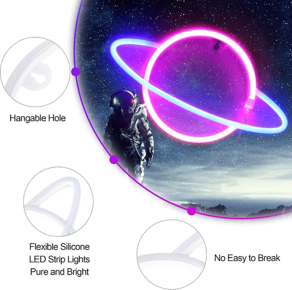 Neonvalokyltit, USB-virtalähde, LED-valokyltit seinäkoristeeksi