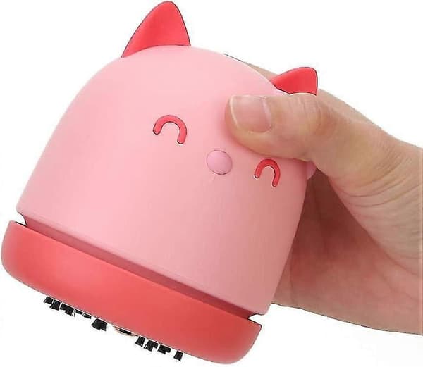 Bærbar Kat Støvsuger Mini Bordstøvsuger Til Rengøring af Hårkrummer Klaver Computer Pink